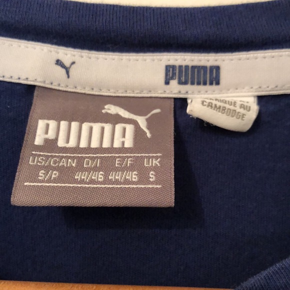 🌻3/$20 Puma Logo T-shirt men’s small - Picture 3 of 6